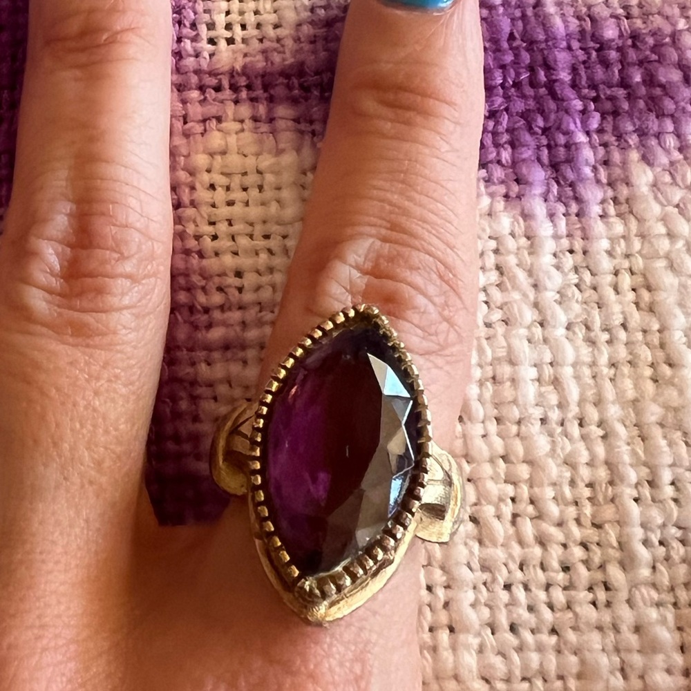 Antique Gold filled Filigree Ring Art Deco 1920s ring